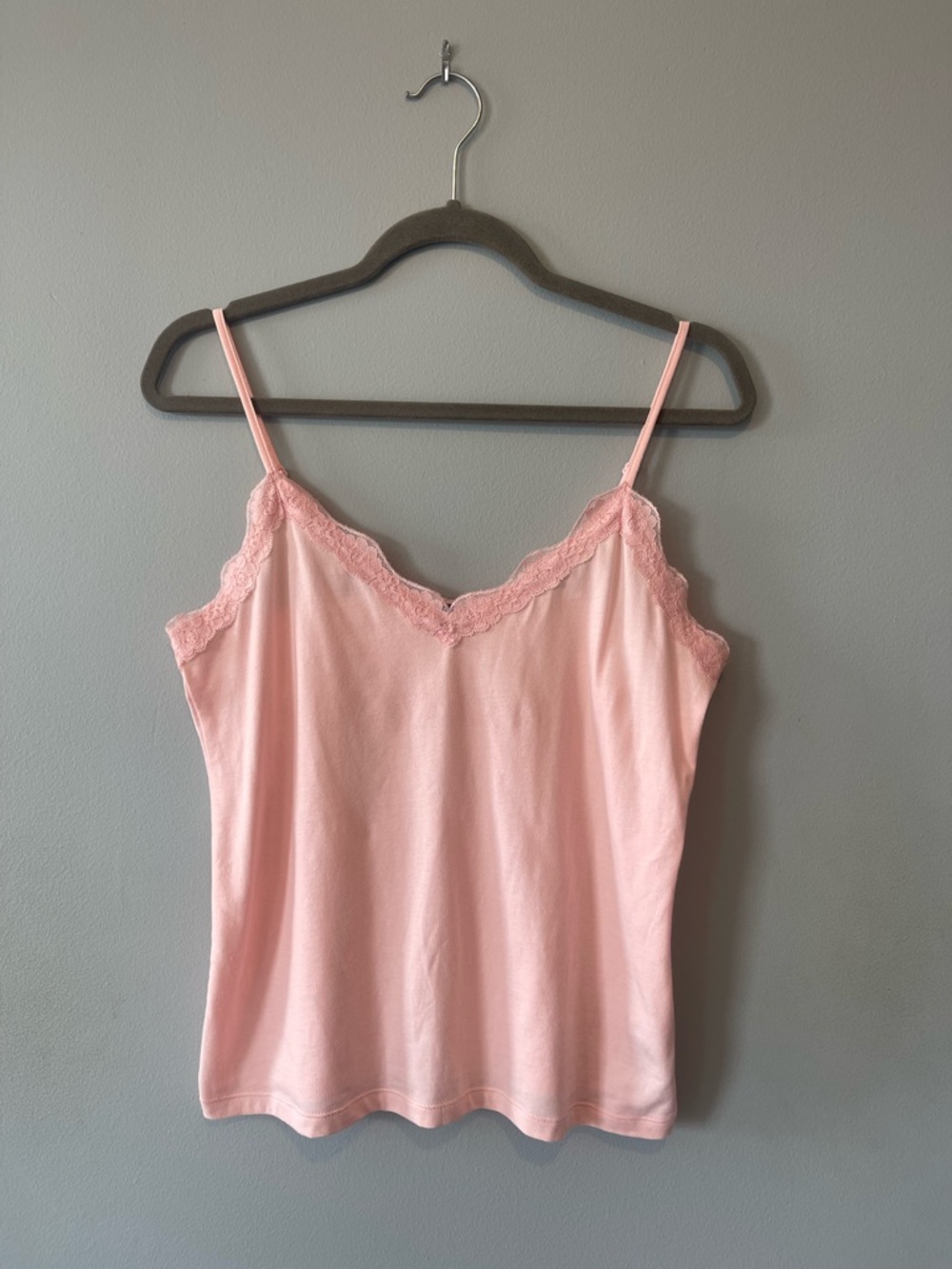 NWT- Old Navy Blush Pink Lace-Trim Camisole